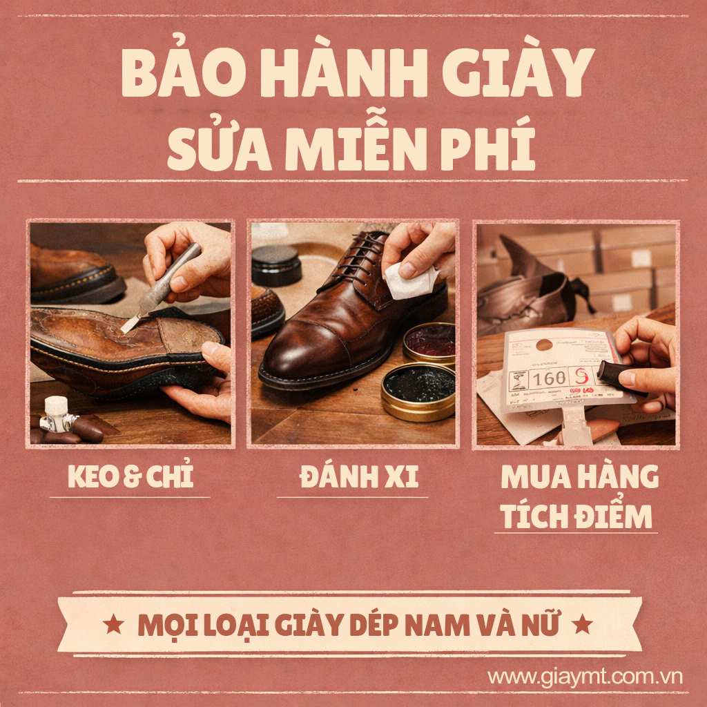 Giày chất lượng - Bước vững vàng